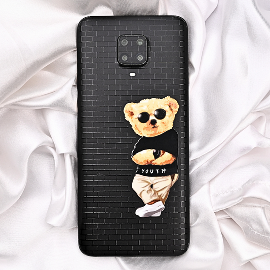 Classy Teddy Bear 3D Textured Phone Skin