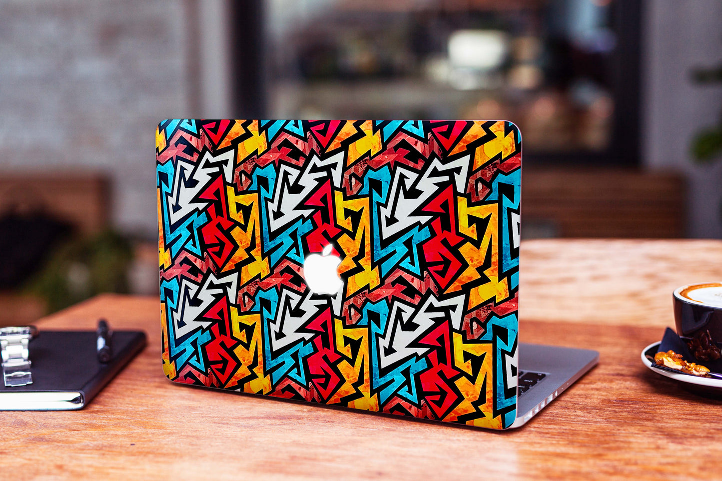 RGB Zig Zag Matte Finish Look Laptop Skin