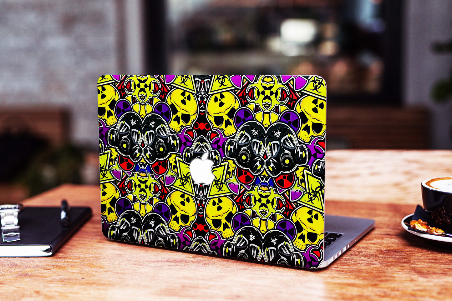 Toxic Mask 3D Textured Laptop Skin