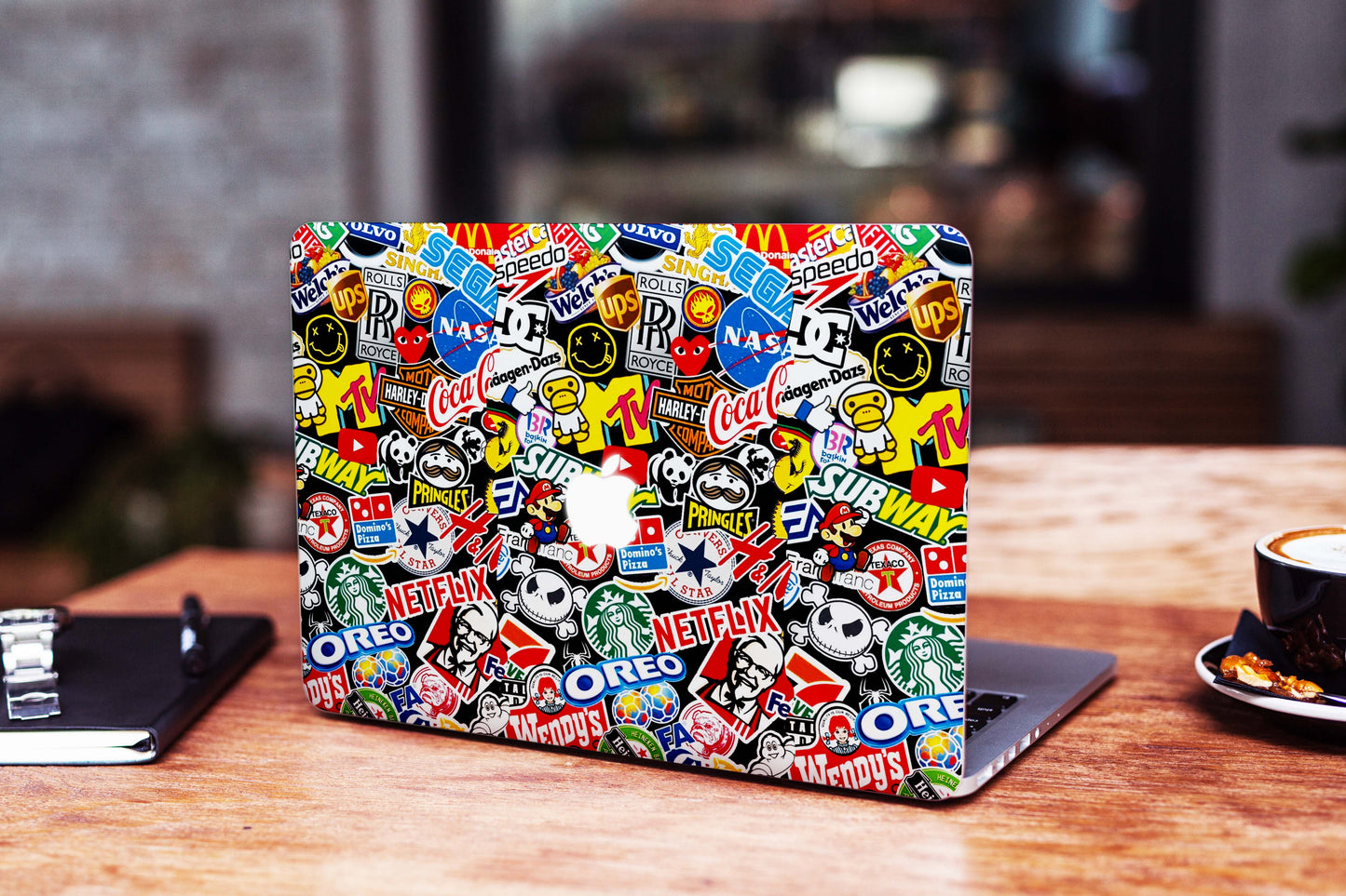 Popular Brands Logo Matte Finish Latest Laptop Skin