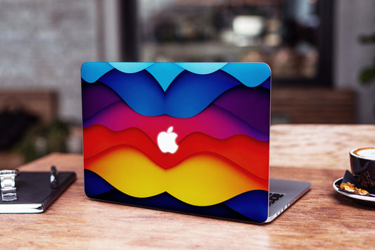 Colourful Abstract Pattern Matte Finish Latest Laptop Skin