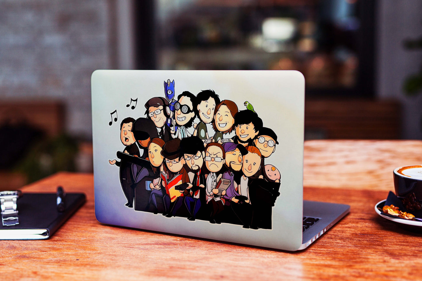 Group Of Funny And Smile Cartoons Matte Finish Latest Laptop Skin