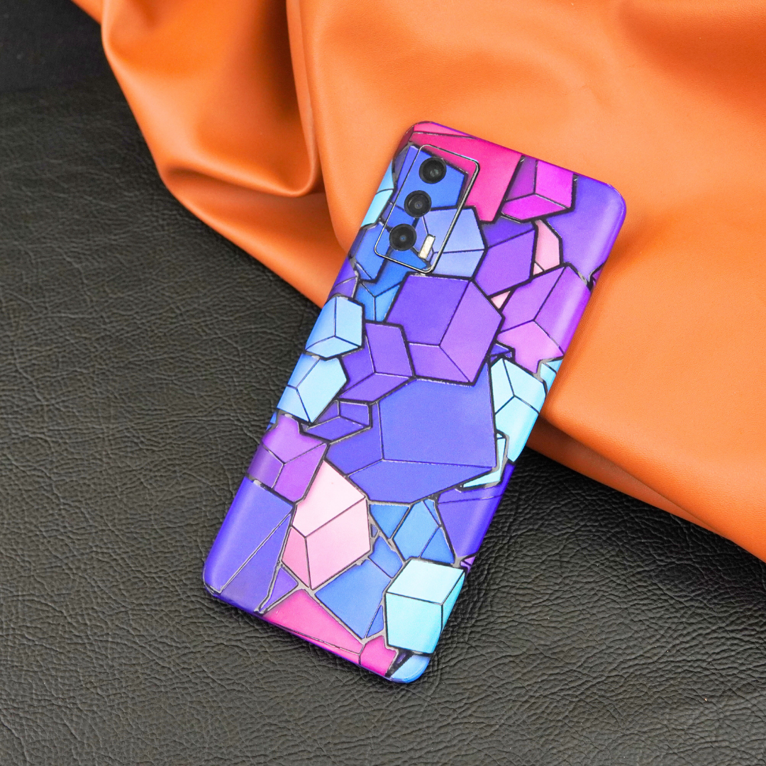 Cube Doodle 3D Textured Phone Skin