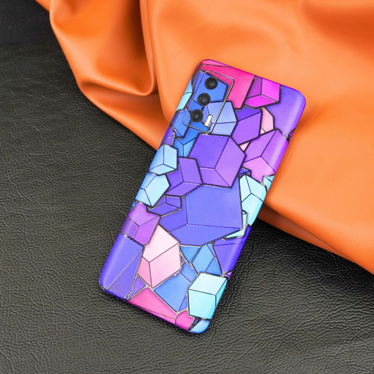 Cube Doodle 3D Textured Phone Skin