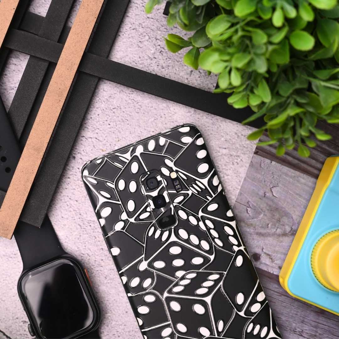 Big Black Dices 3D Textured Phone Skin