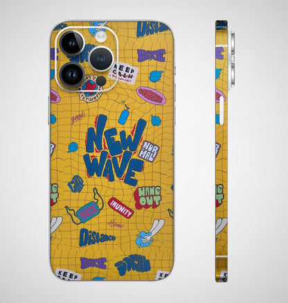 New Wave Doodles Sparkling Phone Skin