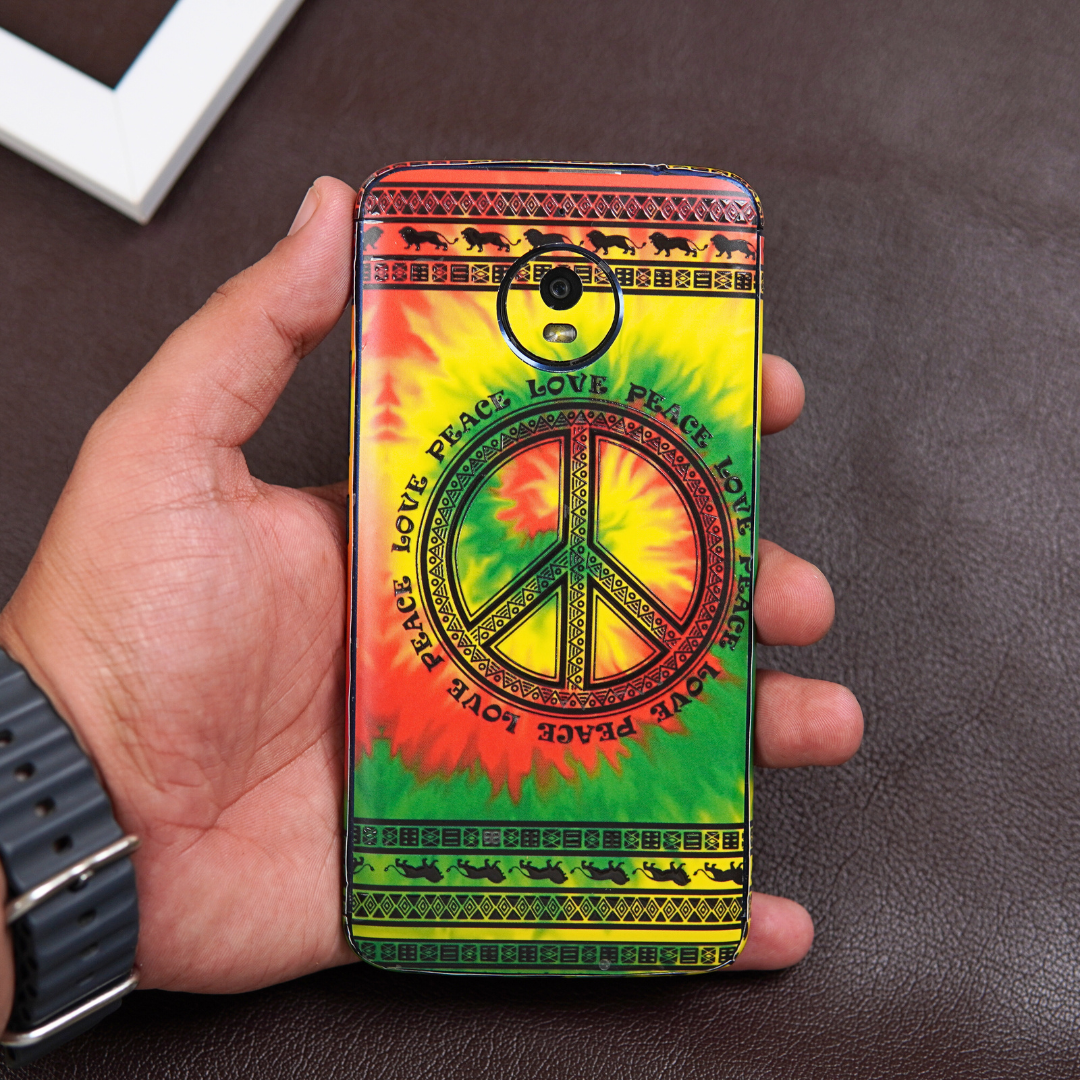 Peace 3D Textured Phone Skin