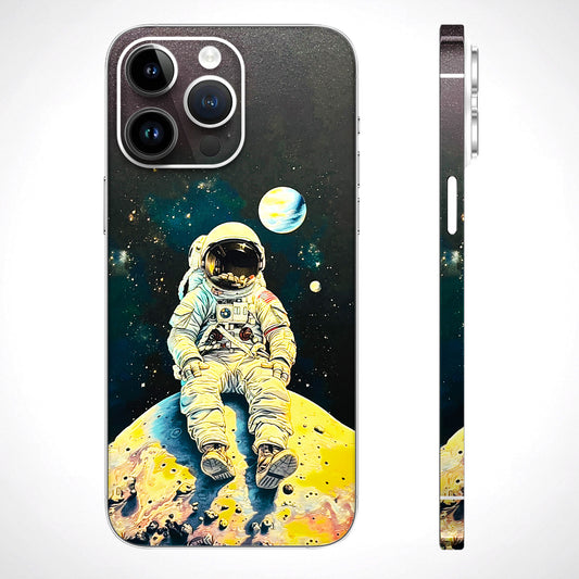 Astronaut in Space 3D Textured Phone Skin