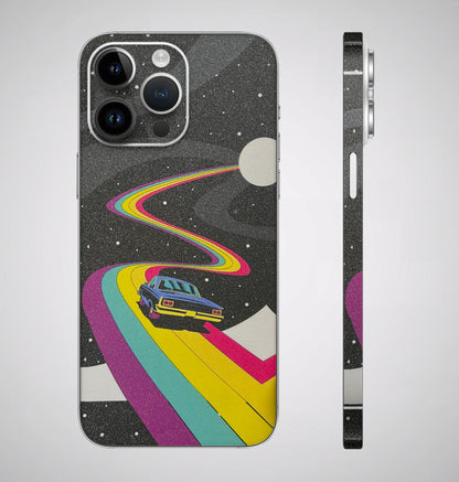 Long Drive To The Moon 3D Embossed Phone Skin