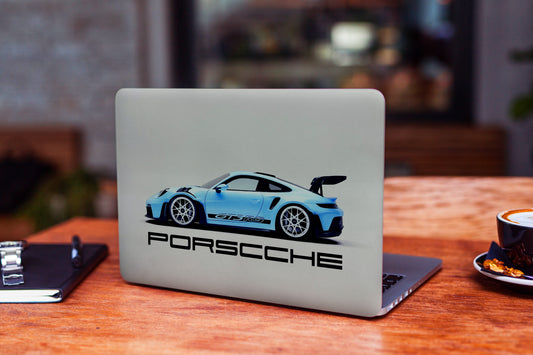 Car Brand 3D Textured Laptop Skin