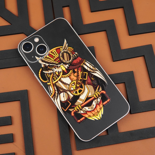 Classy Smart Owl 3D Textured Phone Skin