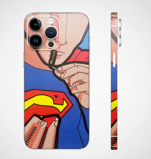 Superman Sutta 3D Embossed Phone Skin