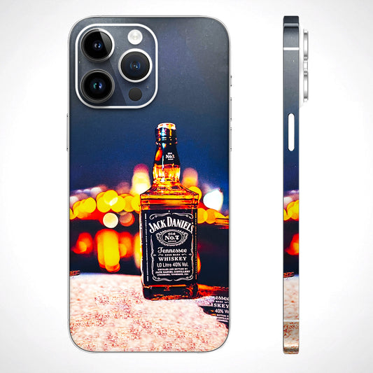 JD Whiskey Bottle 3D Textured Phone Skin