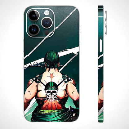 Zoro Anime 3D Embossed Phone Skin