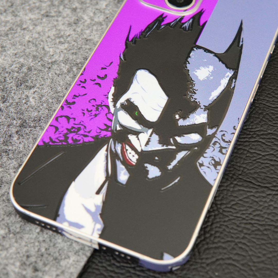 Batman & Joker 3D Textured Phone Skin