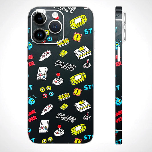 Games Doodles 3D Textured Phone Skin