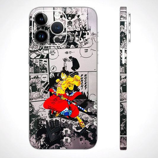 One Piece Rocket Punch Manga 3D Textured Phone Skin