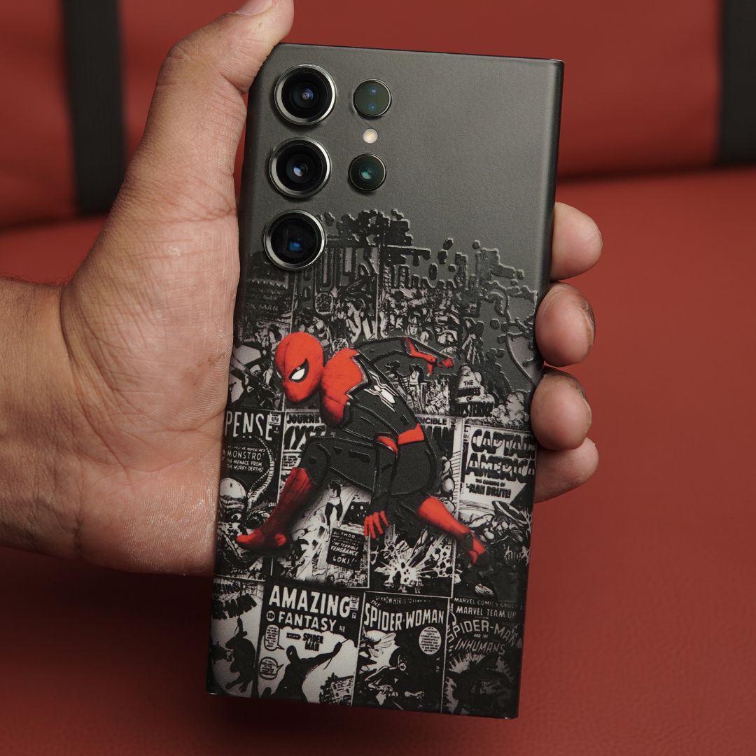 SpiderMan New 3D Textured Phone Skin