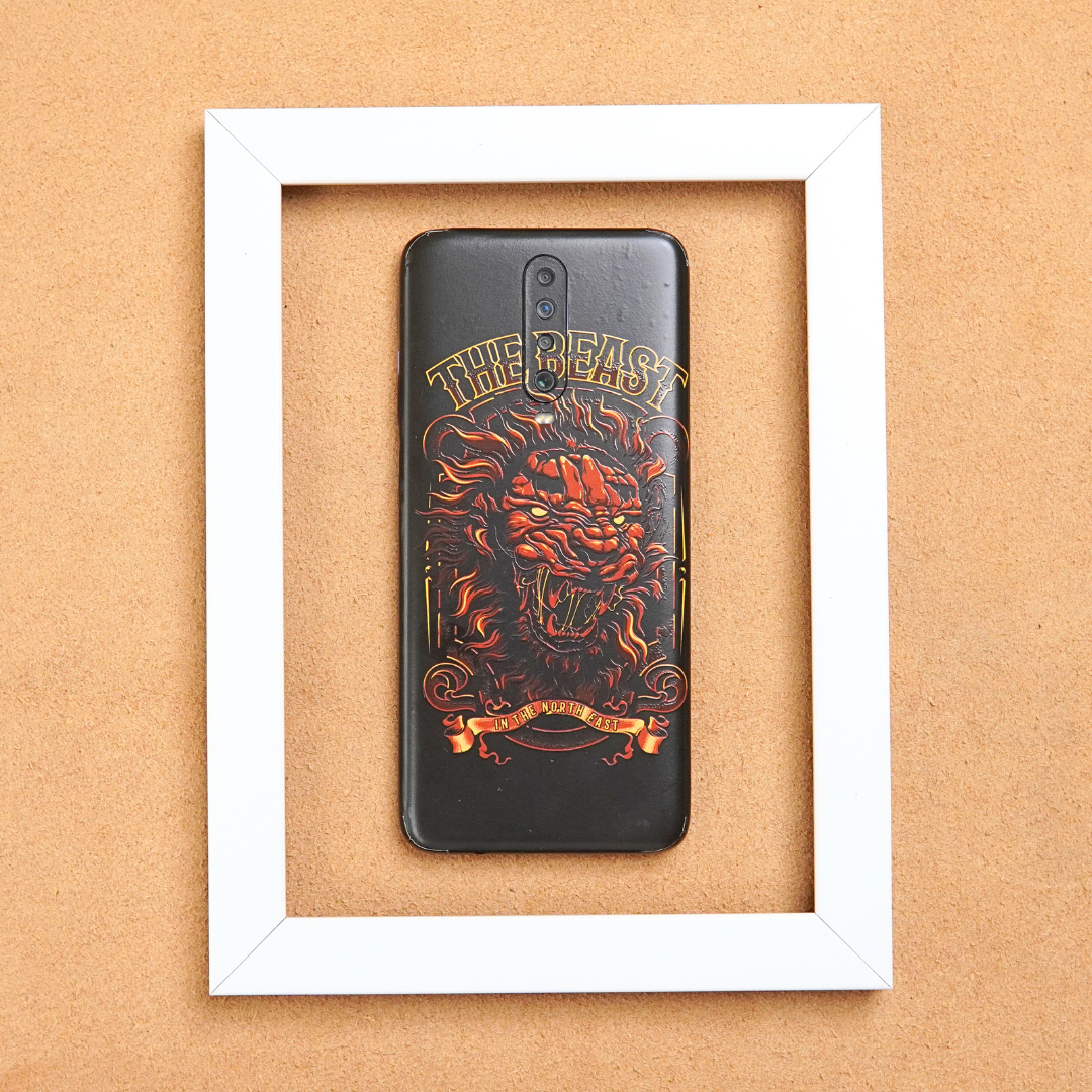 The Beast 3D Textured Phone Skin