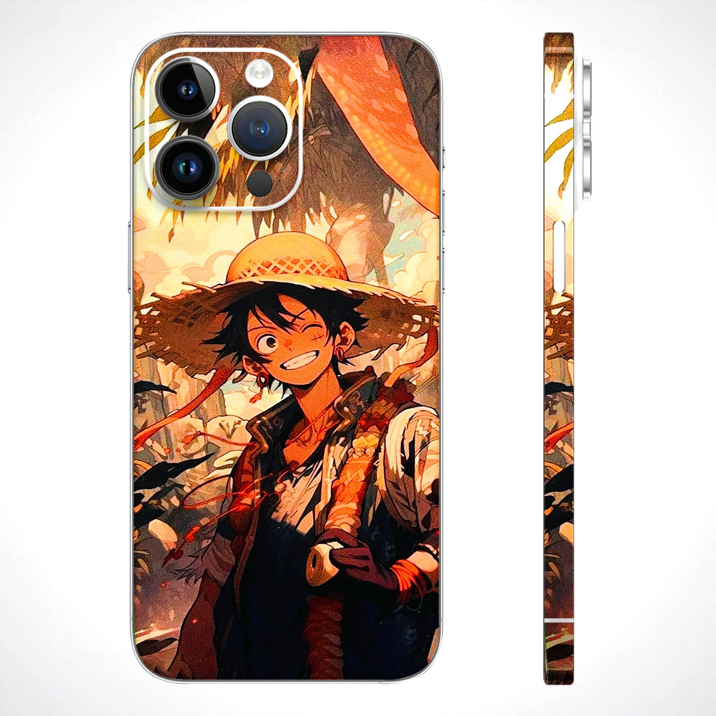 Anime Character Smile Matte Finish Phone Skin