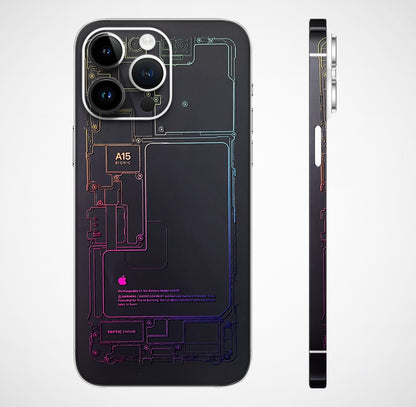 A Bionic Chip Internals 3D Embossed Phone Skin