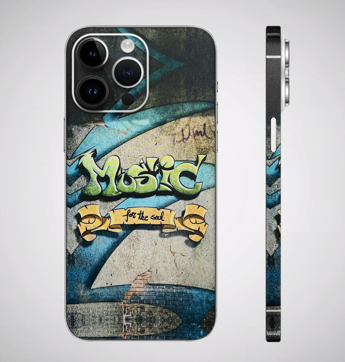 Music Is Life 3D Embossed Phone Skin