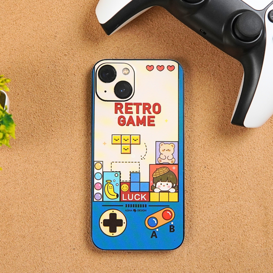 Retro Game 3D Textured Phone Skin