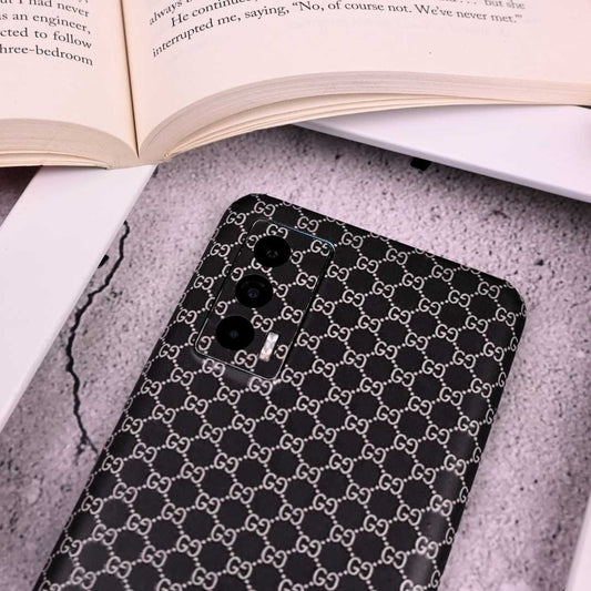 Black G Print  3D Textured Phone Skin - Skinly