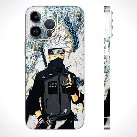 Kakashi Hatake Naruto Anime 3D Textured Phone Skin