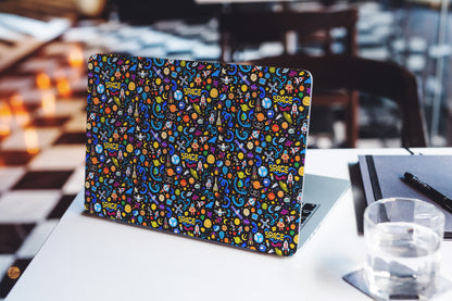 Space Doodles 3D Textured Laptop Skin