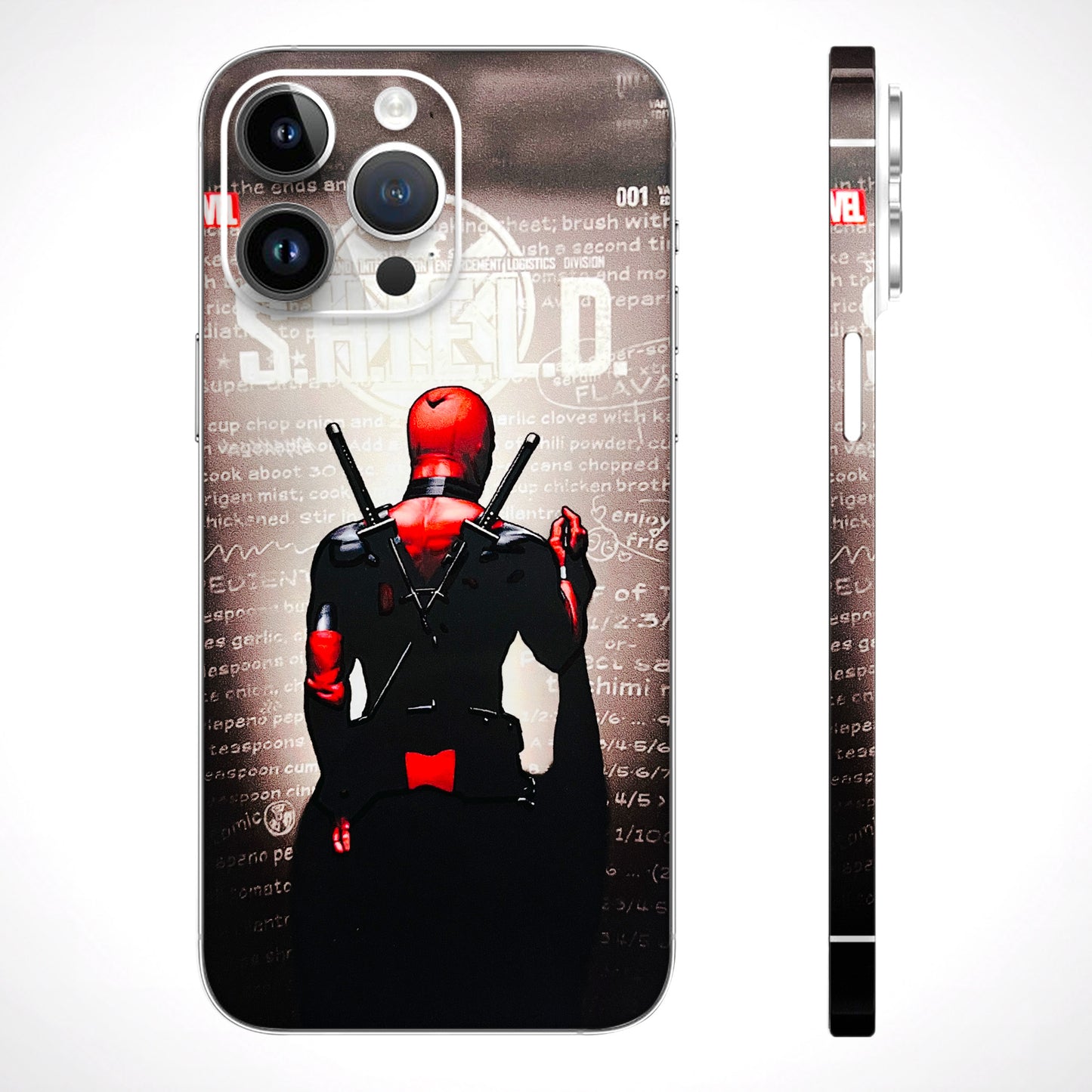 Deadpool 3D Textured Phone Skin