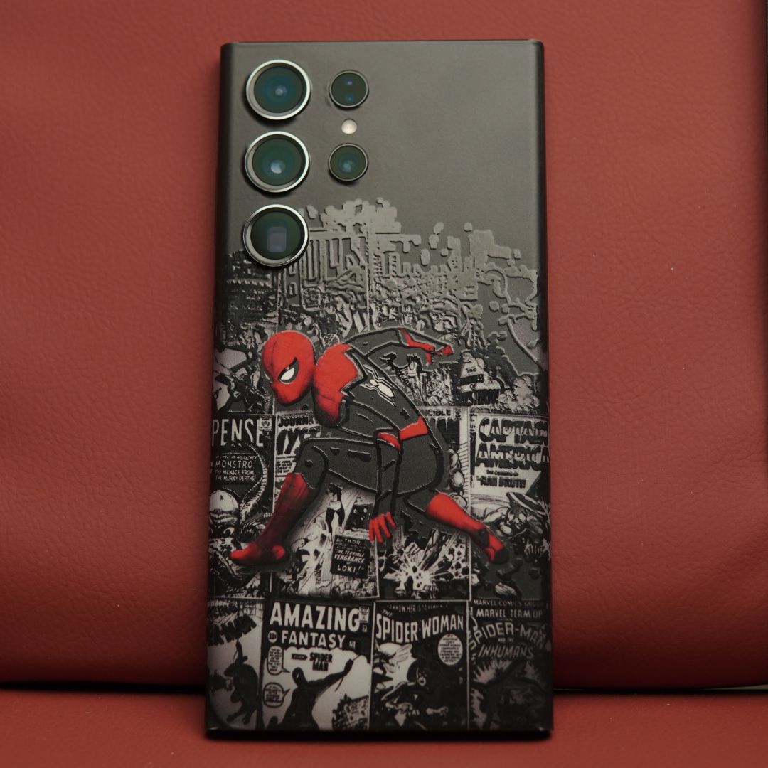 SpiderMan New 3D Textured Phone Skin