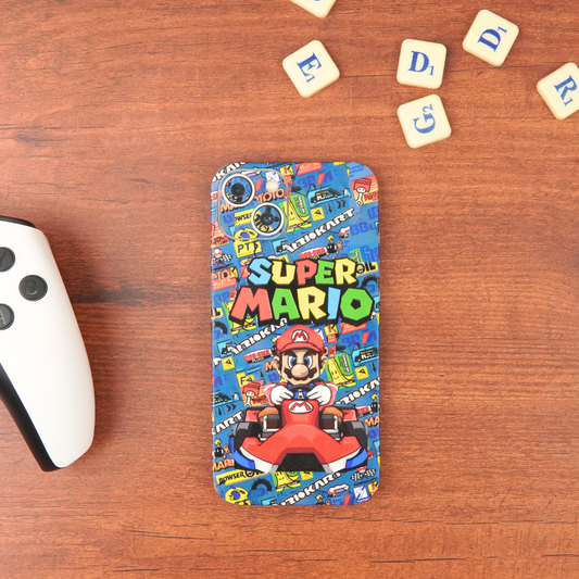 Super Mario Kart 3D Textured Phone Skin