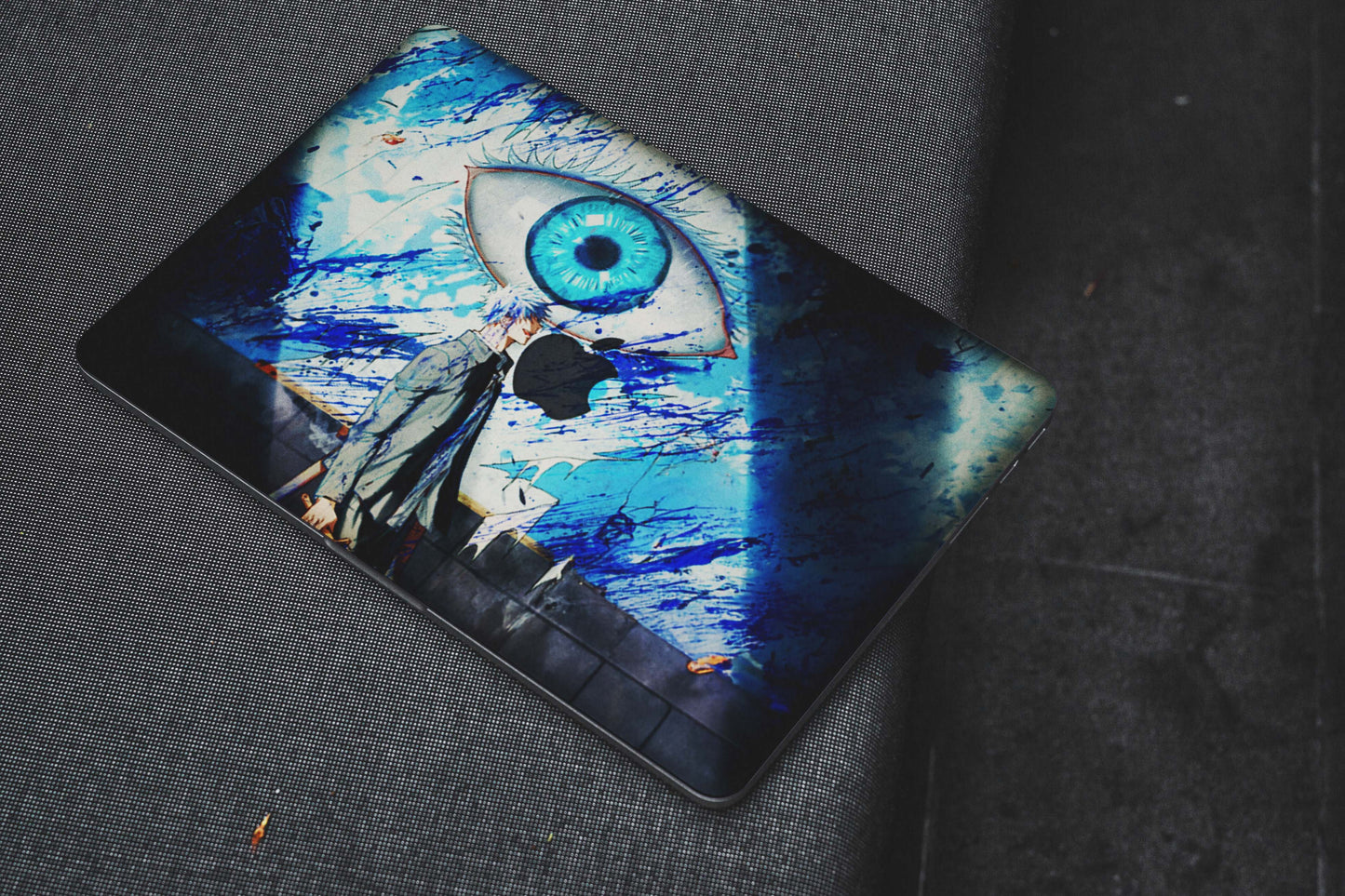 Tranzy Bluish Jujutsu Kaisen Eye  Matte Membrane Laptop Skin