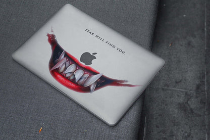 Tranzy FEAR WILL FIND YOU Matte Membrane Laptop Skin