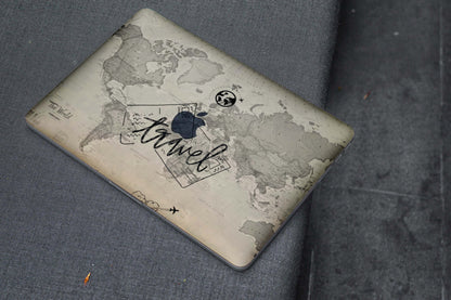 Tranzy Travel The World Matte Membrane Laptop Skin