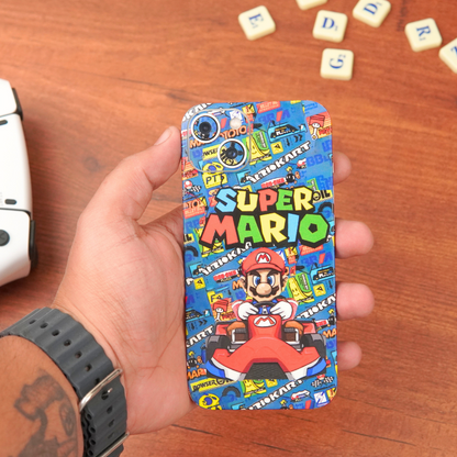 Super Mario Kart 3D Textured Phone Skin