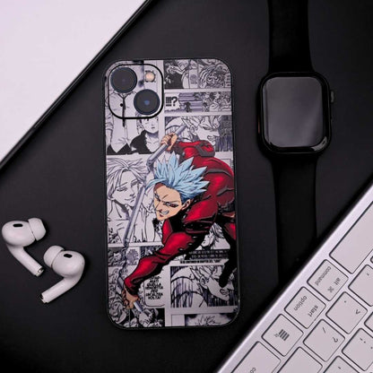 Anime Comic 3D Embossed Phone Skin