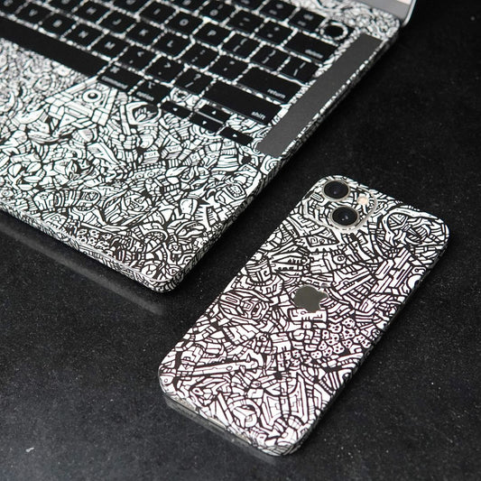 Mystery Doodle 3D Textured Phone Skin - Skinly