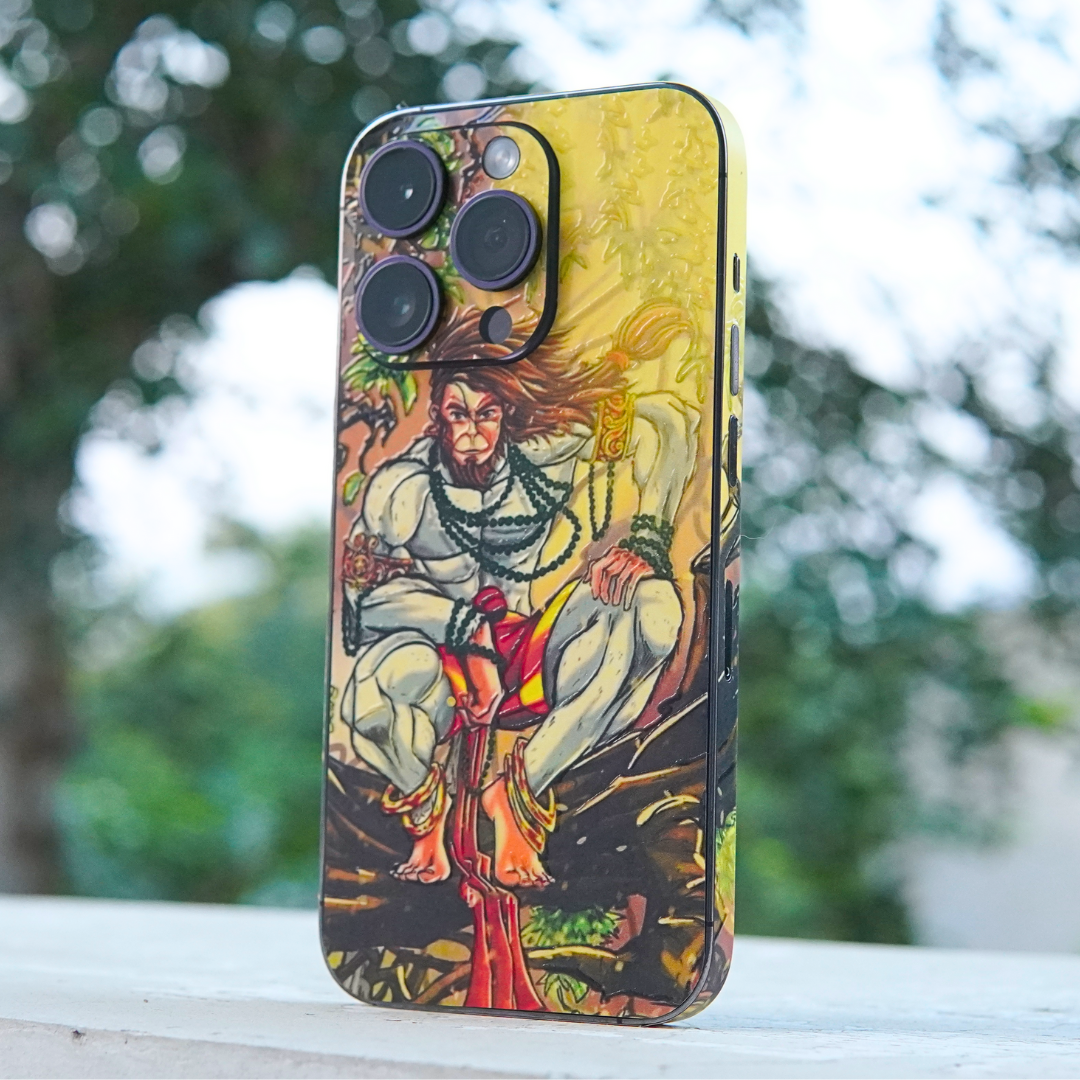 Lord Hanuman 3D Textured Phone Skin