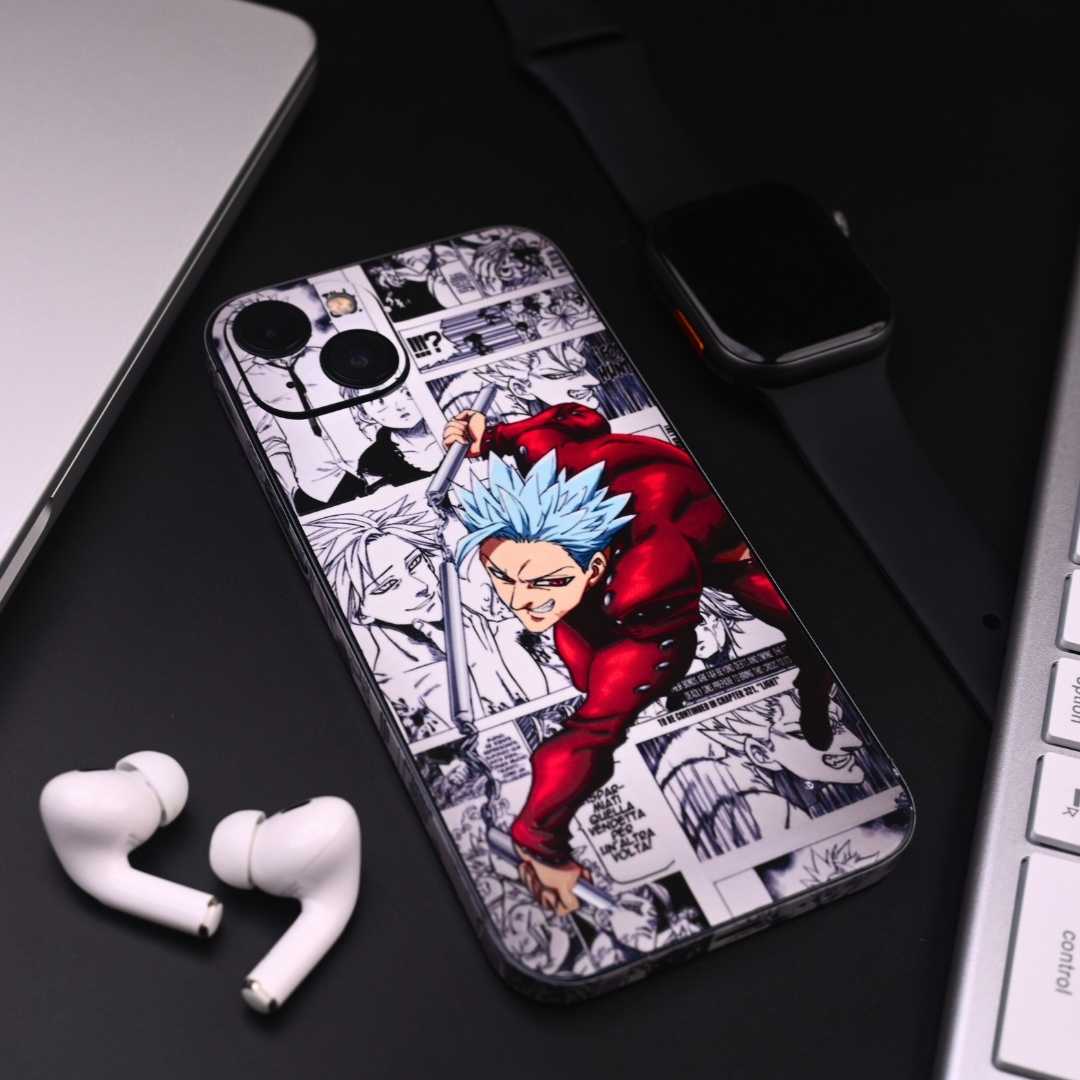 Anime Comic 3D Embossed Phone Skin