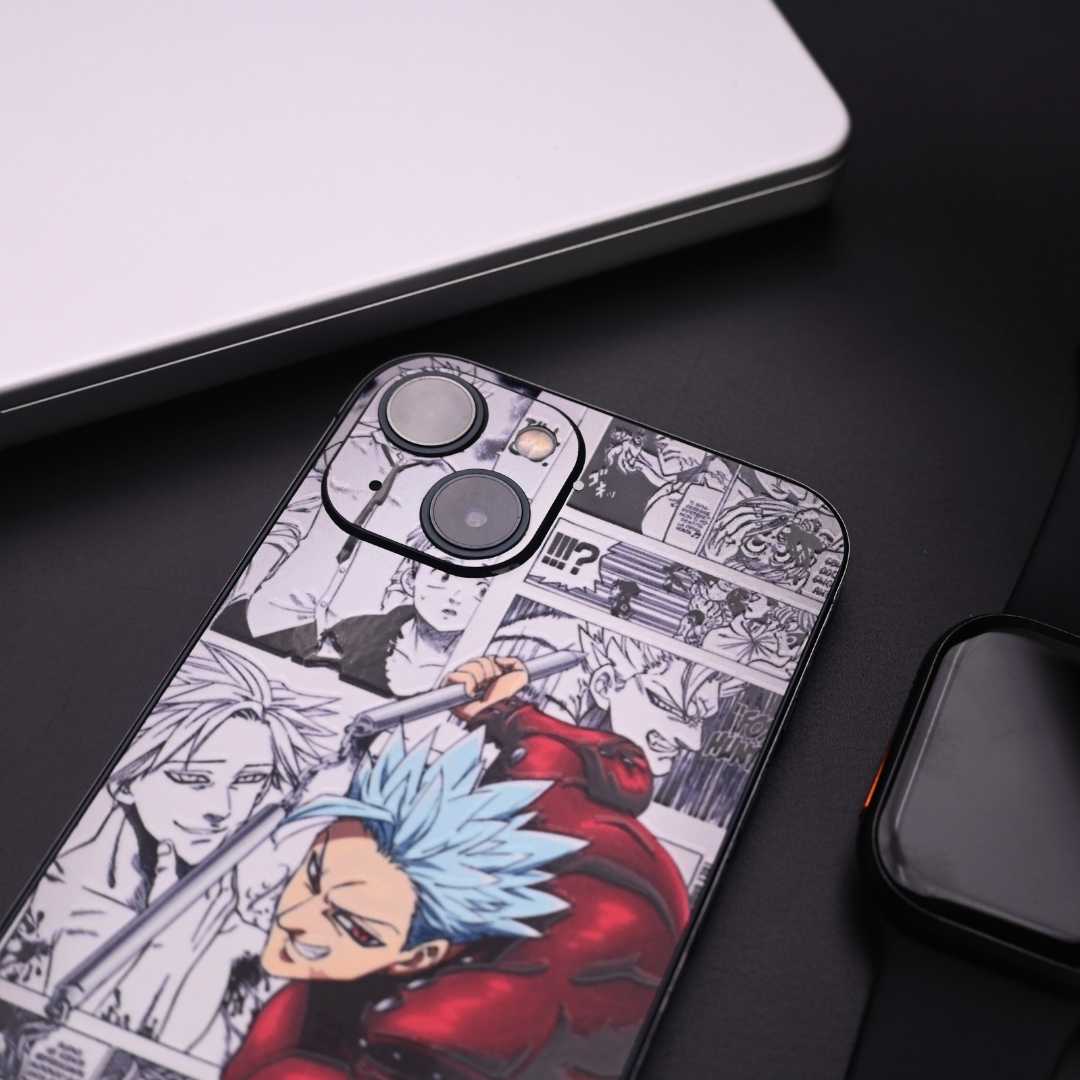 Anime Comic 3D Embossed Phone Skin