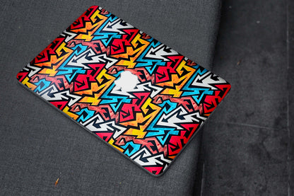 RGB Zig Zag Matte Finish Look Laptop Skin