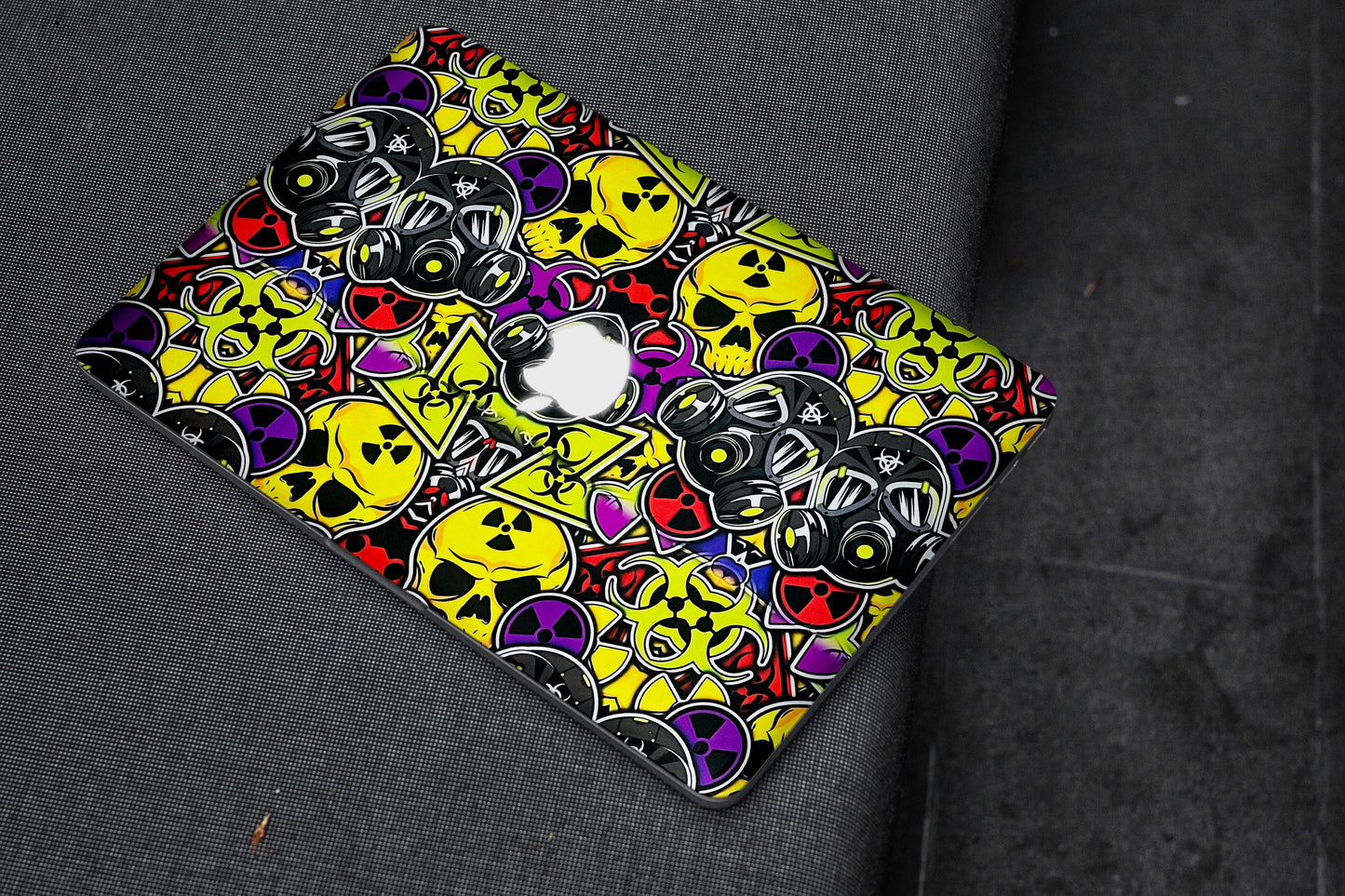 Toxic Mask 3D Textured Laptop Skin