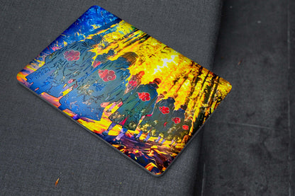 Naruto sunset Forest 3D Ambossed Laptop Skin