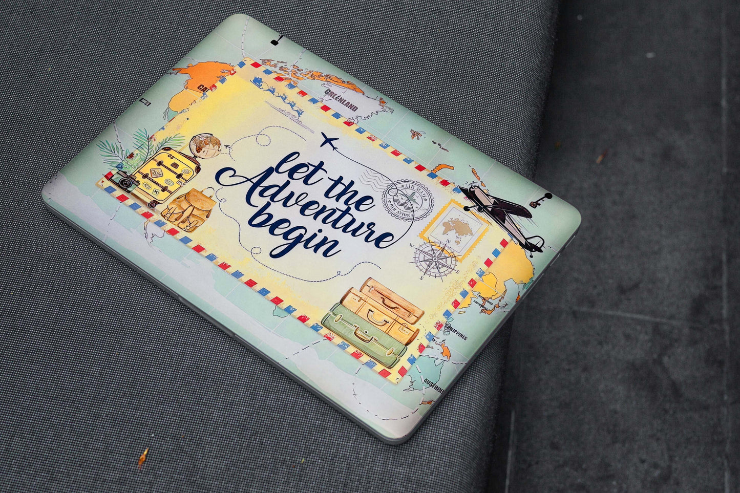 New Adventure Begin 3D Textured Laptop Skin