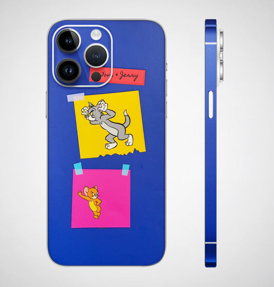 Tom N Jerry Sticky Notes 3D Embossed Phone Skin