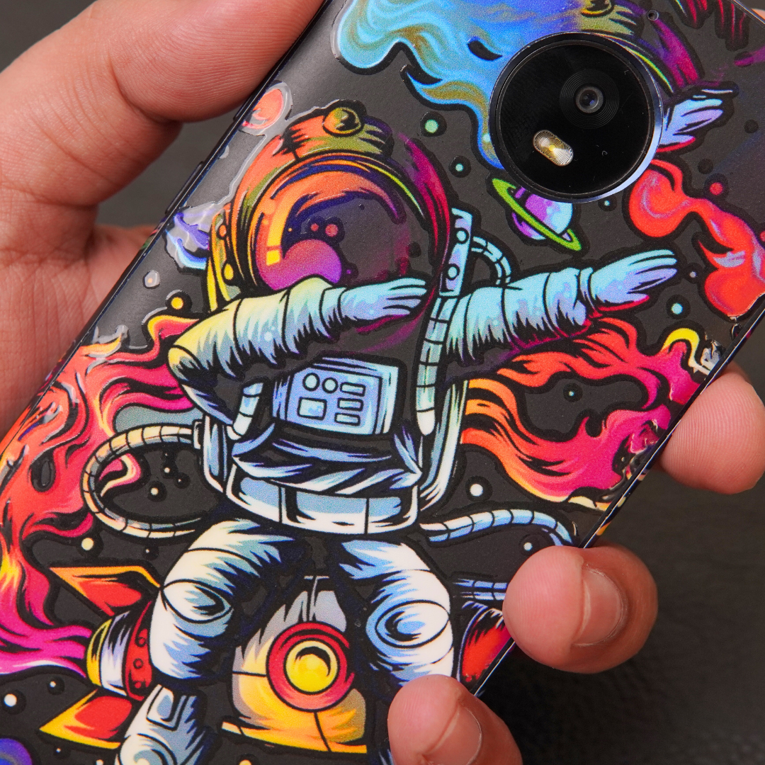 Astronaut Dope 3D Textured Phone Skin