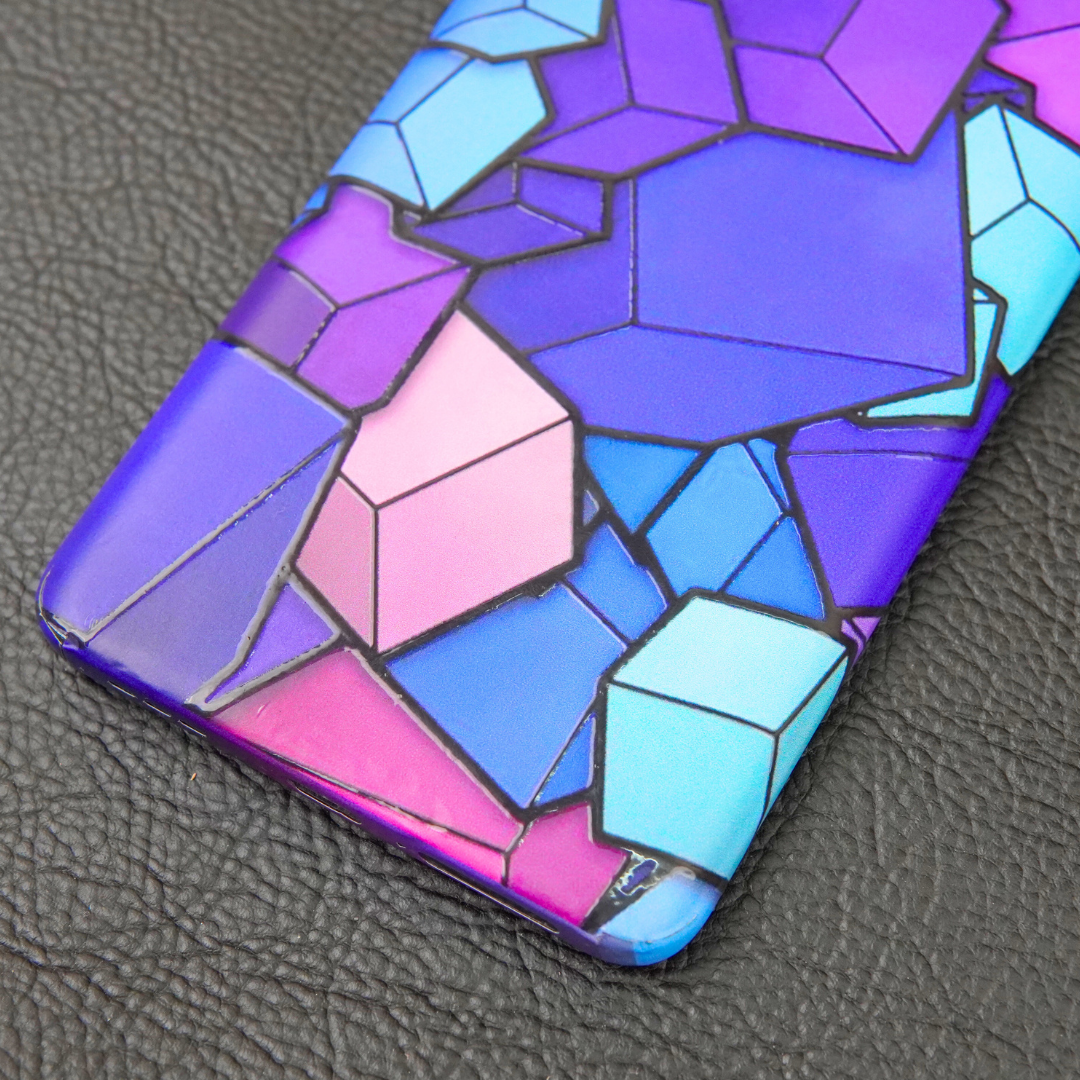 Cube Doodle 3D Textured Phone Skin