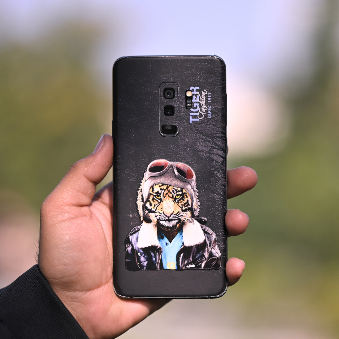 Rider Tiger 3D Textured Phone Skin